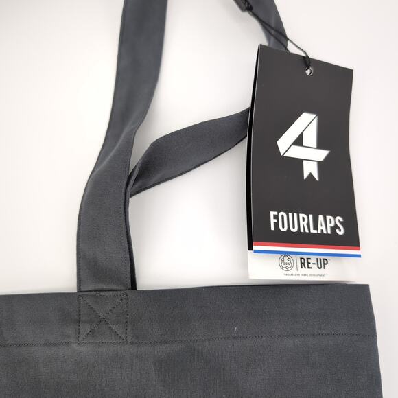 4 Laps/Four Laps Gray/Grey with Pink Camo Logo 2-Way Stretch Signature Tote NWT - Picture 5 of 12